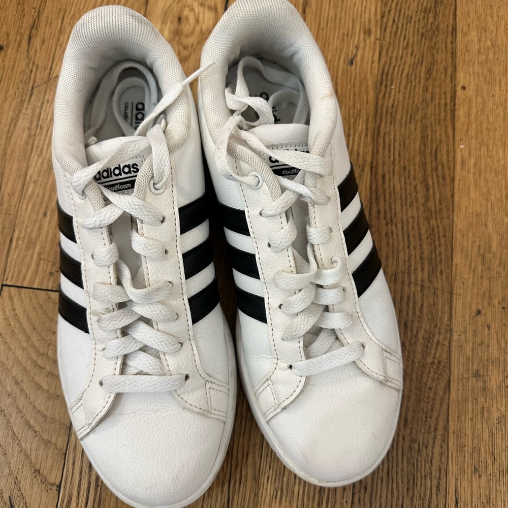 Adidas White and Black Sneakers